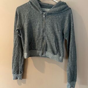 Abercrombie cropped zip up